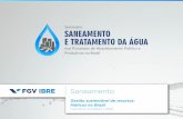 Hamilton Amadeo - Seminário Saneamento e Tratamento da Água nos Processos de Abastecimento Público e Produtivo no Brasil