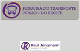 Relatório de fiscalização das linhas de ônibus do Recife