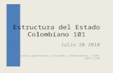 Estructura del estado colombiano   jul 20