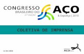 Congresso Brasileiro do Aço - Apresentação Coletiva