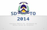 Concurso da secretaria de defesa social do Estado do Tocantins 2014