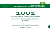 1001 Questões de Direito Constitucional Comentadas ESAF