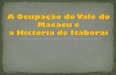A ocupação do Vale do Macacu e história de Itaboraí