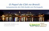 Lançamento CSA Guide em Português
