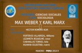 grupo N°5  Karl marx y max weber alumnos del 4 ciclo
