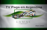 Informe de TV Paga - Argentina 2015