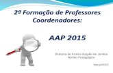 2ª formação   AAP 2015