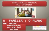 Apresentação1- A família : Plano de Deus -   Estudo bíblico 1 - 19-10-2014