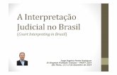 A interpretação judicial no brasil