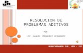 Resolucion de problemas aditivos 4