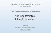 Literacia mediatica -  internet 1