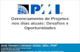 Gerenciamento de projetos -  oportunidades x desafios - Prof. José Genaro Linhares Junior