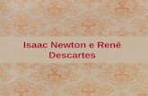 Isaac Newton e René Descartes