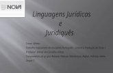 Linguagem Jurídica e Juridiquês
