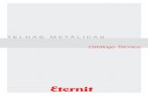 Catalogo Técnico telha metálica Eternit