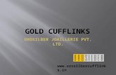 Gold cufflinks