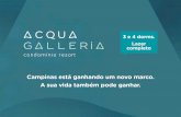 Acqua Galleria - Bairro Galleria - Campinas - 3 e 4 quartos / 2 e 3 vagas / 92 a 153m²
