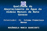 Apresentação TCC: Qualidade do Abastecimento de Água da Aldeia Meruri de Mato Grosso