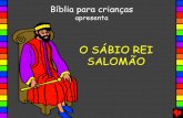 22 O sabio rei Salomão / 22 wise king solomon portuguese