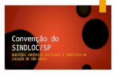I Convenção do SINDLOC/SP - Questões Jurídicas