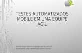 Testes automatizados mobile - uma prova de conceito