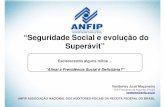 Análise da seguridade social - Vanderley Maçaneiro - ANFIP