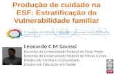 2015 - Escala de Risco Familiar de Coelho e Savassi e o e-SUS