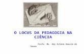 Palestra "O locus da pedagogia"