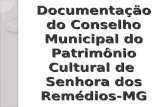 Documentação do C.M. do Patrimônio Cultural
