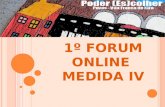 Forum online medida iv