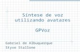 Síntese de voz utilizando avatares GPVOZ