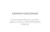 CRIMES FUNCIONAIS