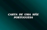 Carta De Uma Mãe Portuguesa