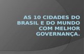 As 10 cidades do brasil e do mundo
