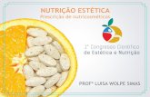 Nutrição estética - Prescrição de nutricosméticos