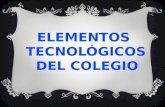 ELEMENTOS TECNOLÓGICOS DE LAS INSTITUCIONES