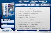 Sistemas operacionais 12 e 13