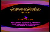 Edital Programa de Patrocinio Das Empresas Eletrobras a Eventos Do Setor Elétrico 2015