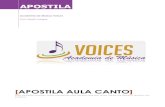 Apostila Academia Voices