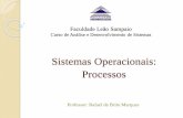 Slide Processos - Sistemas Operacionais - Atual