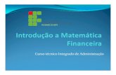 Introducao a Matematica Financeira