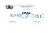 Informe Del Puente Colgante