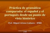 Práctica de gramática comparada: el español y el portugués desde un punto de vista histórico