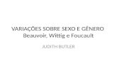 Variações Sobre Sexo e Gênero Judith Butler