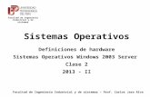 Semana2 Sistemas Operativos 2013 II