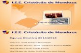 Apresentação Dos 85 Anos do I.E.E. Cristóvão de Mendoza