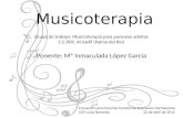 Musicoterapia para educación de adultos