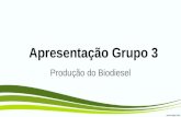 Apresentação Produção de Biodiesel