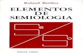 Elementos de Semiologia Roland Barthes Libre