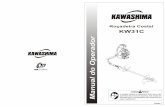 Manual Rocadeira KW 31-C Kawashima